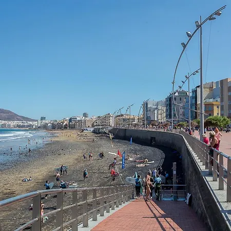 Flatguest Glass - Beach + Tv + Wifi * Las Palmas / Gran Canaria